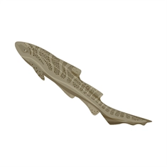 Under the Sea Theme Zebra Shark Transparent Sticker